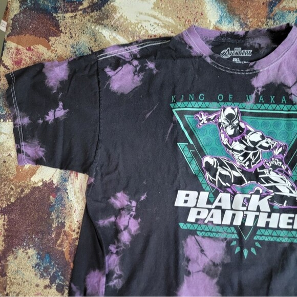 Marvel Black Panther Tie-Dye T-Shirt - Picture 3 of 13